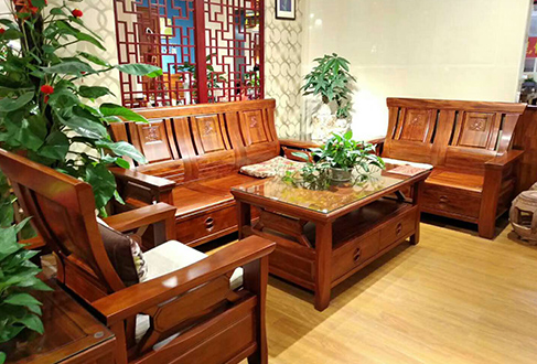 桃花芯木五件套