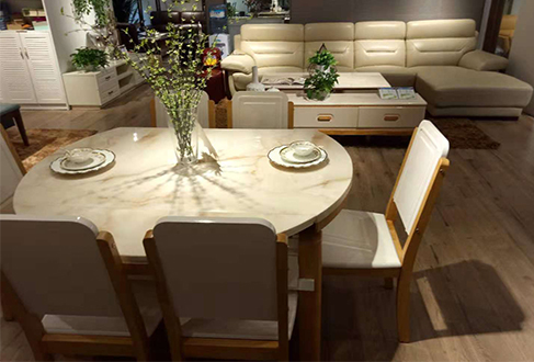 【尚誉】 客厅10件套沙发 茶几 电视柜 一台6椅